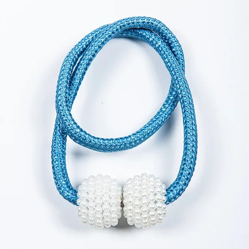 Neue Perlen Magnetische Vorhangklammer Vorhanghalter Raffhalter Schnallen Klammern Hängende Kugel Schnalle Raffhalter Vorhang Deko Zubehör