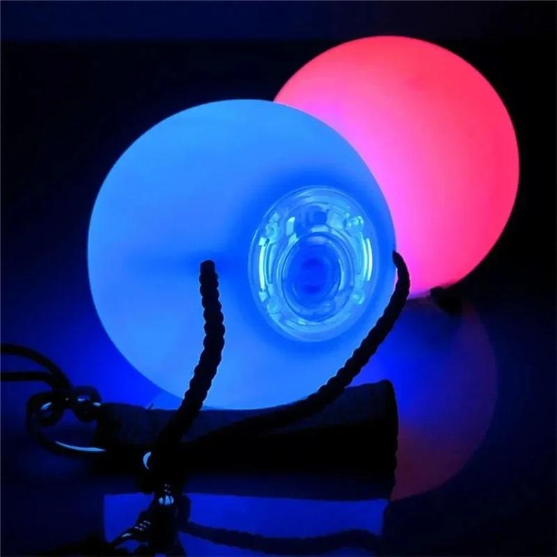 LED for Belly Dance Accessory Multi-Colored Glow Balls Light Up for Party Dance Throwing Ball Shaped Stage Light Party Decor
