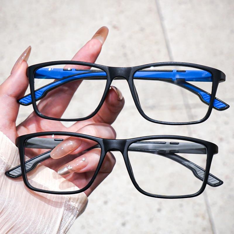 2pcs Blue Light Blocking and Anti Blue Light Reading Glasses, Ultra Light Presbyopia Glasses +250