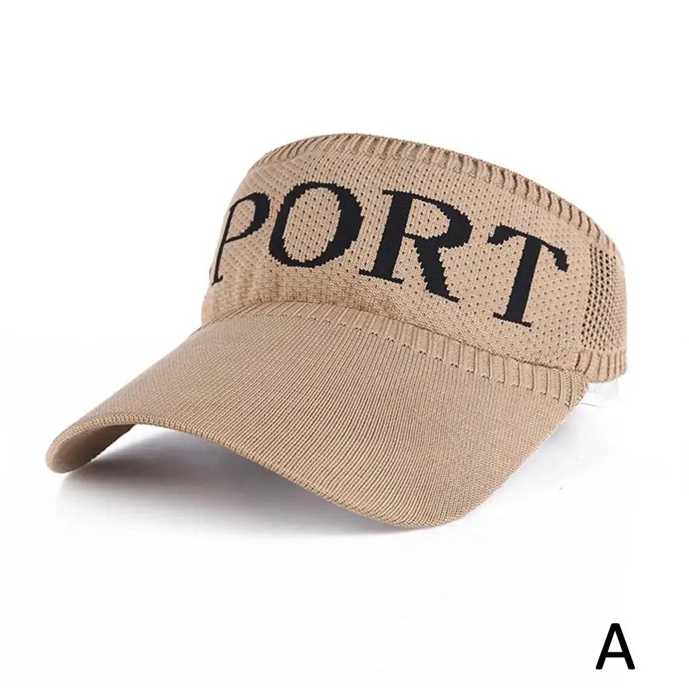 Sun Hat Women Baseball Cap Summer White Sun-Proof Caps Hat Tennis Empty Outdoor Sport Seaside Visors Golf S7F3