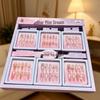 Handmade Cat Eye Zirconia Diamond Nail Tips - High-End Light Luxury Whitening Manicure Stickers