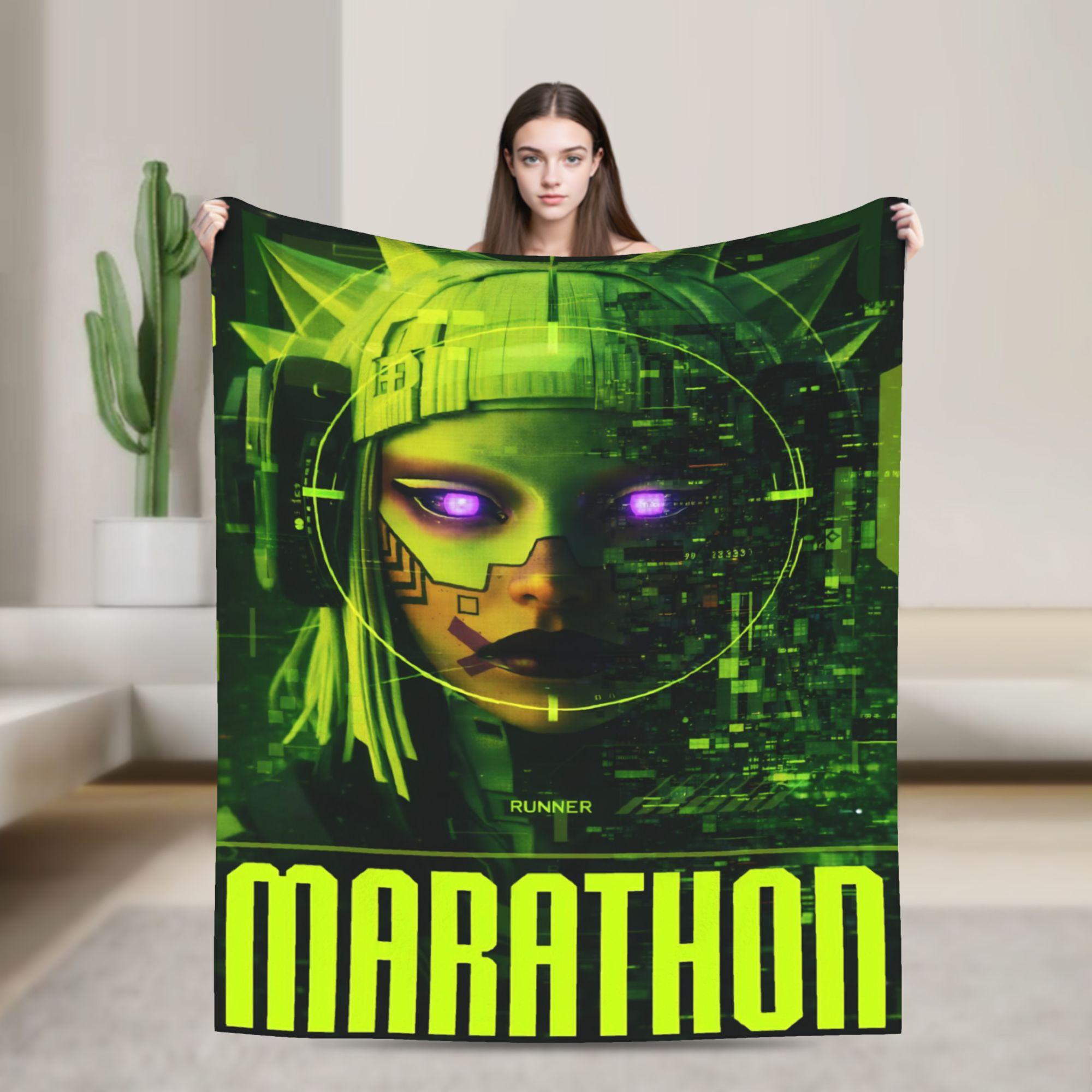 

Game Marathon Blanket Multiple Sizes Soft and Lightweight Throw Blankets for Couch Sofa and Bed 100x150cm