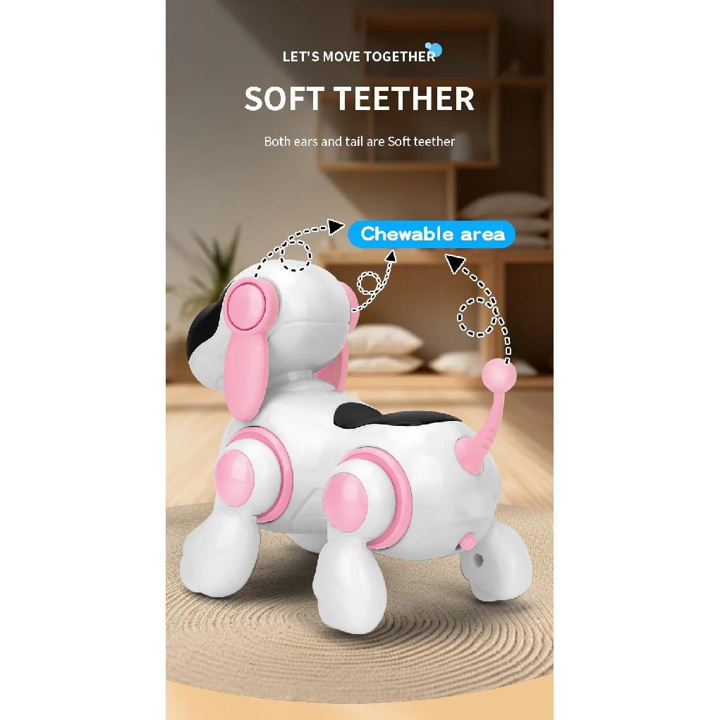 Robot Electronic Dog Robot Dog Stunt Walking Dancing Toy Intelligent Touch Remote Control Electric Pet for Children's Toys