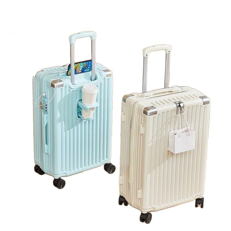 Multi-Functional Travel Suitcase with Universal Wheels, Large Capacity, Pull-Handle, Password Lock, for Men and Women, Ideal for Students.