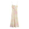 2025 New Summer Women's Metal Fabric Silk Satin Texture Dress