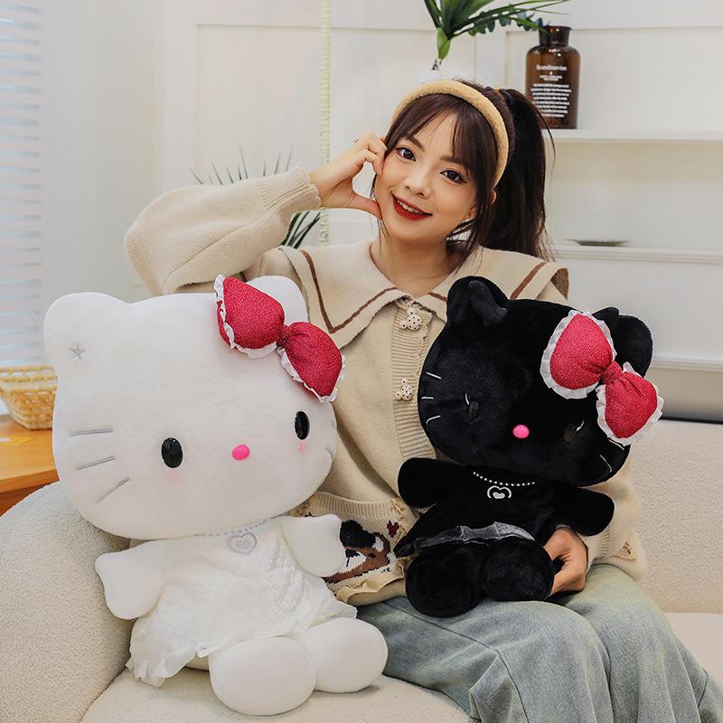 Angel & Devil Cat Plush Doll - Cute Birthday Gift for Girls