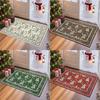 Christmas Festival Decoration Entrance Door Corridor Carpet Non-Slip And Stain-Resistant Mat Home Decoration