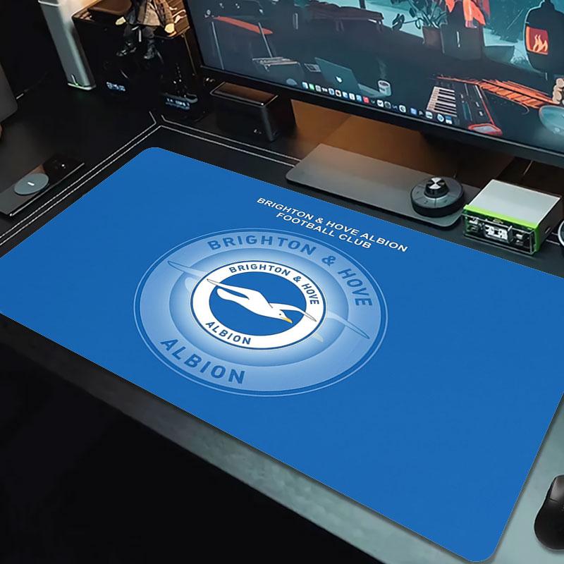 Brighton & Hove Albion Large Size Mouse Pad Large Gaming Table Cushion Non-slip Laptop Tablet Big Mousepad XXL Mat Mini PC Playmat With Lock Edge