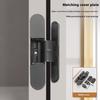 HingeThree-Dimensional Adjustable Heavy Duty Ultra-Thin Zinc Alloy Hidden Door Hinges Modern Invisible Furniture Hinge for Heavy