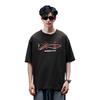 Li-Ning Seria Sportowa Moda Logo Nadruk Okrągły Dekolt Krótki Rękaw T-Shirt Męski Top Czarny Czerwony AHSR543-7