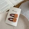 Wool Felt Cartoon Bread Slices Biscuits BB Clip Cute Bangs Side Clip Hairpin Funny Hair Clip Children's Hair Accessories