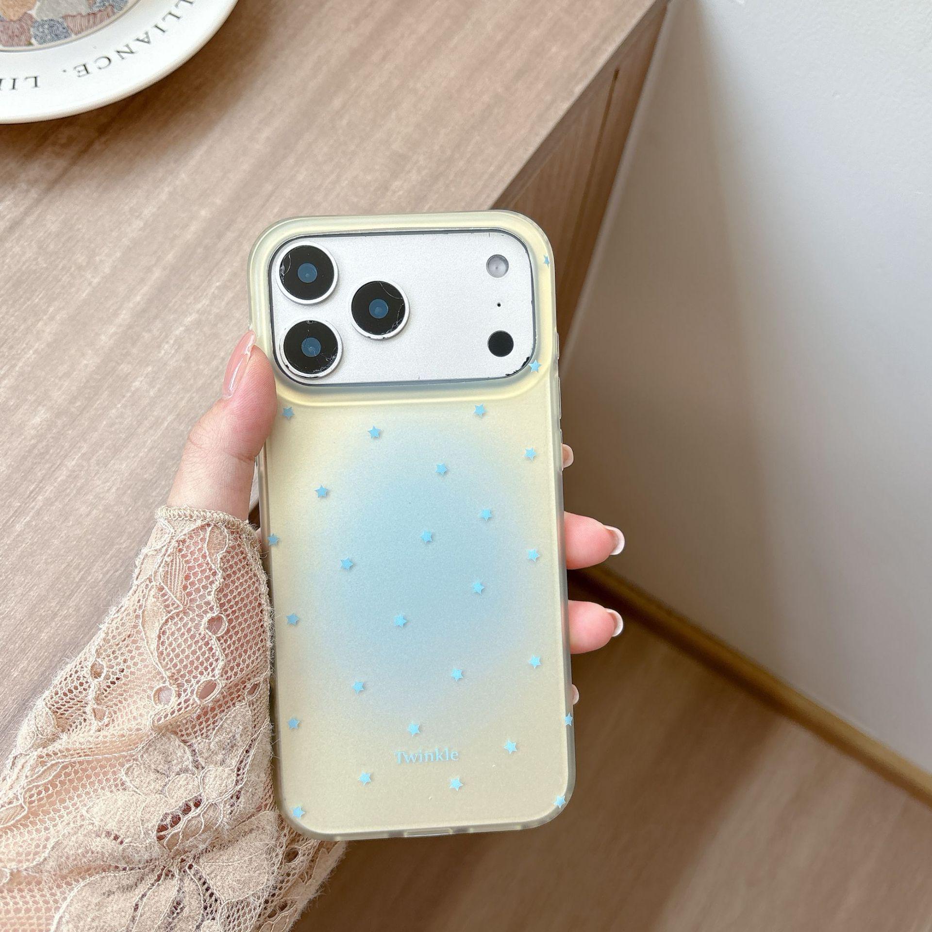 

Gradient Star iPhone 17 Pro Max Couple Case - Compatible with iPhone 16, 17 PM & 15 iPhone 15
