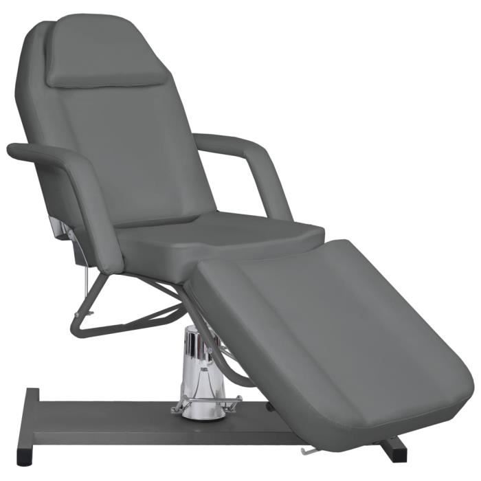VidaXL Massage Table Grey 180x62x(87-112) Cm