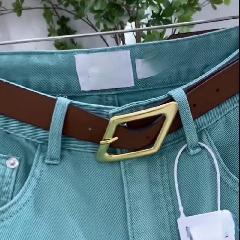 Dopaminjente Høyt liv Slim fit Lakeblå Jeans