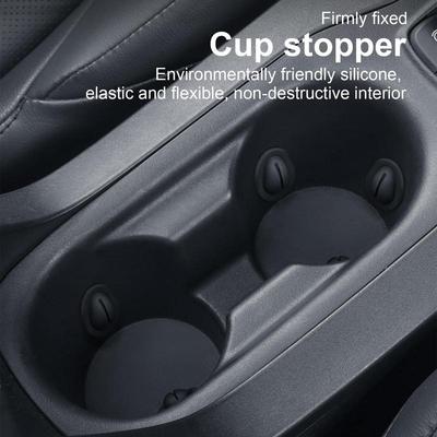 Auto Waterbeker Sleuf Siliconen Pad Auto Gemonteerde Schokdemper Waterbeker Limiter Universele Anti-botsing Geluidsreductie Sticker