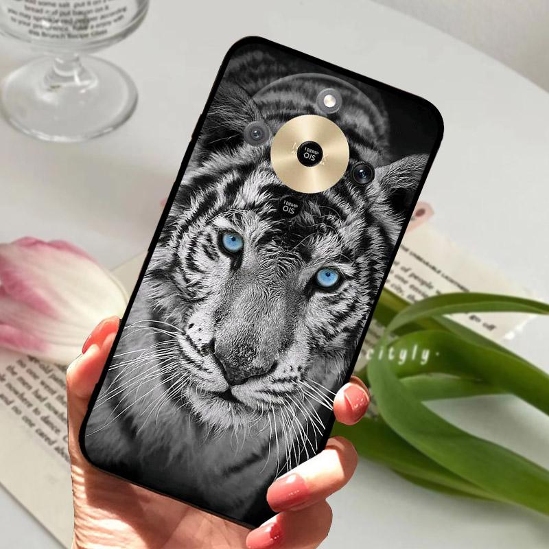 For Honor X9D Phone Case MTN-NX1 Cool Wolf Lion Silicone Back Cover For Honor Magic 8 Lite X 70 HonorX70 HonorX9d Soft TPU Funda