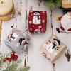 5M Christmas Ribbon Diy Christmas Tree Decoration Wreath Decoration Christmas Tree Snowflakes Snowman Pattern Xmas Holiday Decor