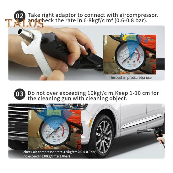 Car Interior Cleaner Air High Pressure Blow Machine Detailing Tools Kit for Cleaning Dusting And Drying