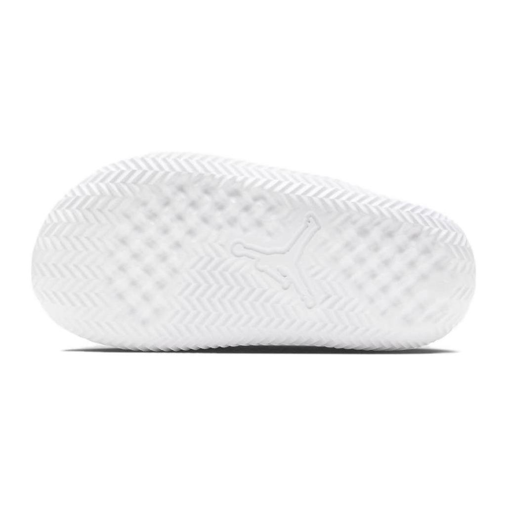 Jordan Zapatillas Infantiles de Piel Sintética Antideslizantes Resistentes a la Abrasión Blancas Azules DN3596-401