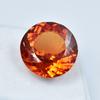 Natural Orange Sapphire Loose Gemstone 16.80 Ct Round Cut Gift for Her September Birthday Birthstone
