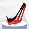 Colorful High-Quality PU Leather Pimp Whip for Racing Riding Crop Party Flogger with Hand Cuffs Queen Style Horse Riding Accesso