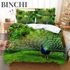 White Tiger Bedding Set 3Pcs Duvet Cover Soft Comfortable Breathable For Bedroom Guest Room Decor