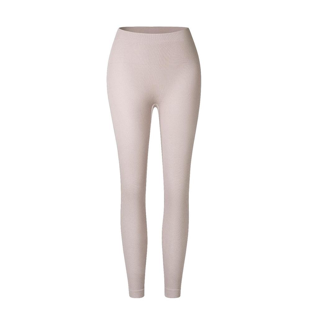 Mulberry Silk Cashmere Seamless Thermal Leggings - Elastic, Hip-Lifting, Soft & Warm Women's Autumn Pants