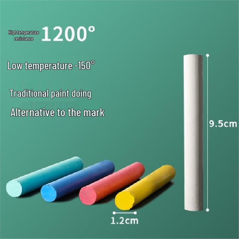 20-Pc High-Temp Waterproof Oil-Based Steel Marking Pens & Crayons