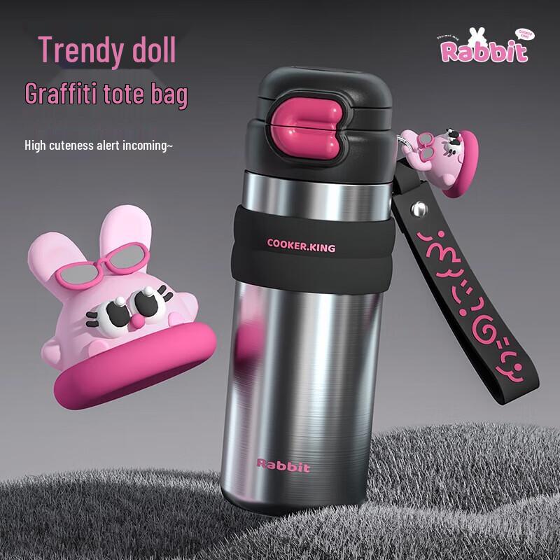 Chuidahuang CC Rabbit Dual-Drink Kids Insulated Water Bottle