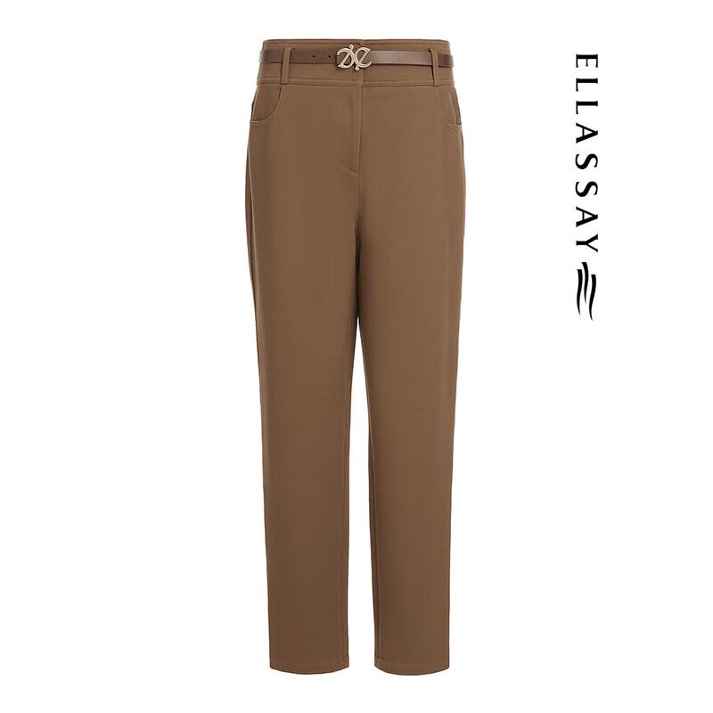ELLASSAY Women's Maillard High-Waist Warm Cotton Blend Pants