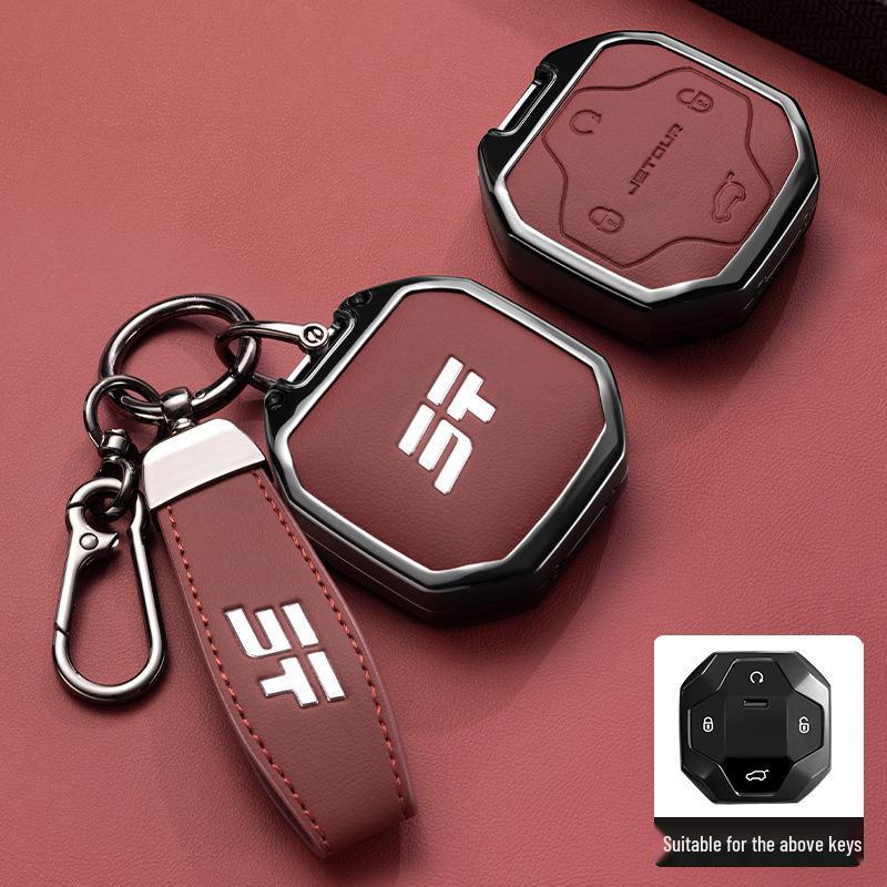 Jetour Traveler & Chery Shan Hai T2 Key Shell: 25 Compatible Models, Full Metal Coverage & Buckle.