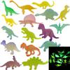 12PCS Luminous Glow In The Dark Dinosaur Toy Set Party Favors Funny Gifts Regalos Cumpleaños Niños Para Invitados