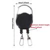 1pc Durable Cord Retractable Keychain Roll Retractable Badge Keyring  Badge Display