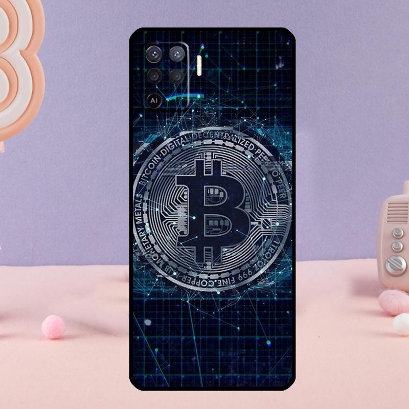 

Чехол для телефона Bitcoin для Oppo A58 A18 A38 A78 A98 A17 A77 A80 A40 A60 A16 A76 A96 A74 A94 A54 A15 A57S OPPO A60 5G