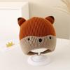 Cute Cartoon Baby Knitted Beanie Warm Woolen Winter Infant Boy Girl Hat Toddler Kids Ear Protection Crochet Cap