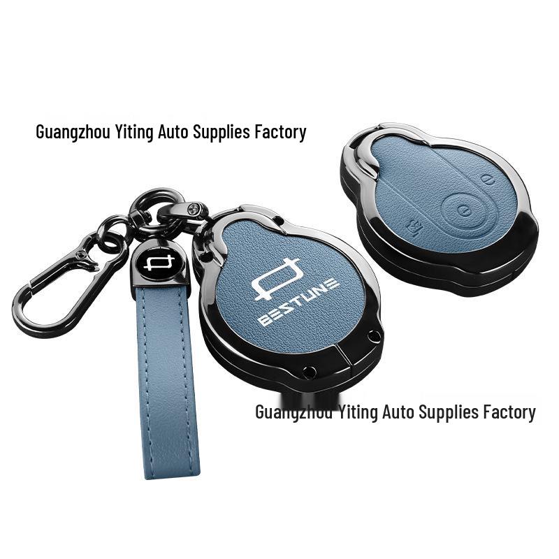 Cute Horse Key Cover for 2026 Bestune Pony - Yueyi 03/07 Metal Shell with Buckle