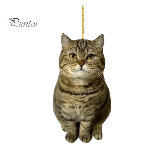 

Мультяшная рождественская подвеска со шнурком, легко подвешивается, устойчивое к выцветанию подвесное украшение в виде животного, универсальное украшение 13