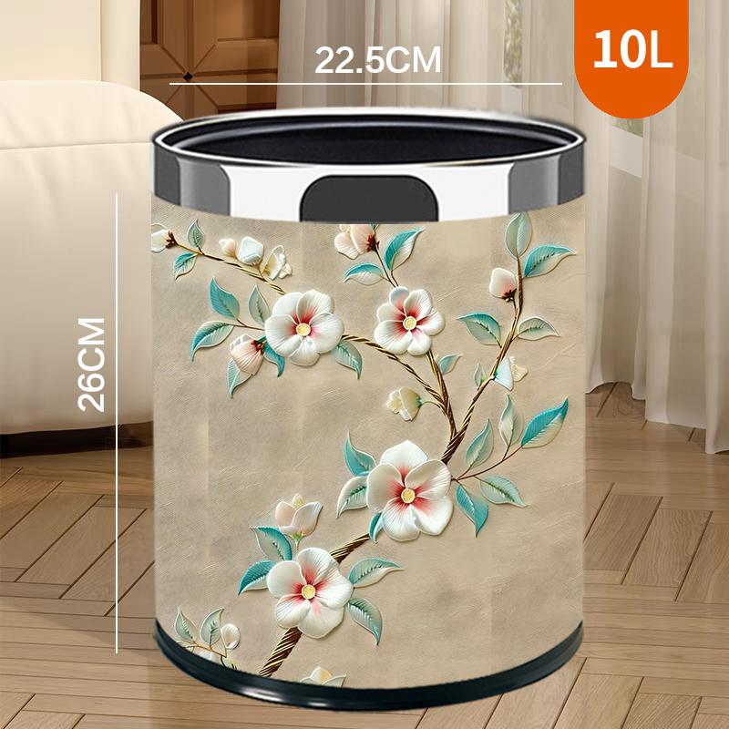 

Роскошное мусорное ведро для дома, гостиной, в стиле ретро, для кухни, спальни, ванной комнаты, ведро, мусорное ведро, кухонные отходы, переработка, сепаратор 10L
