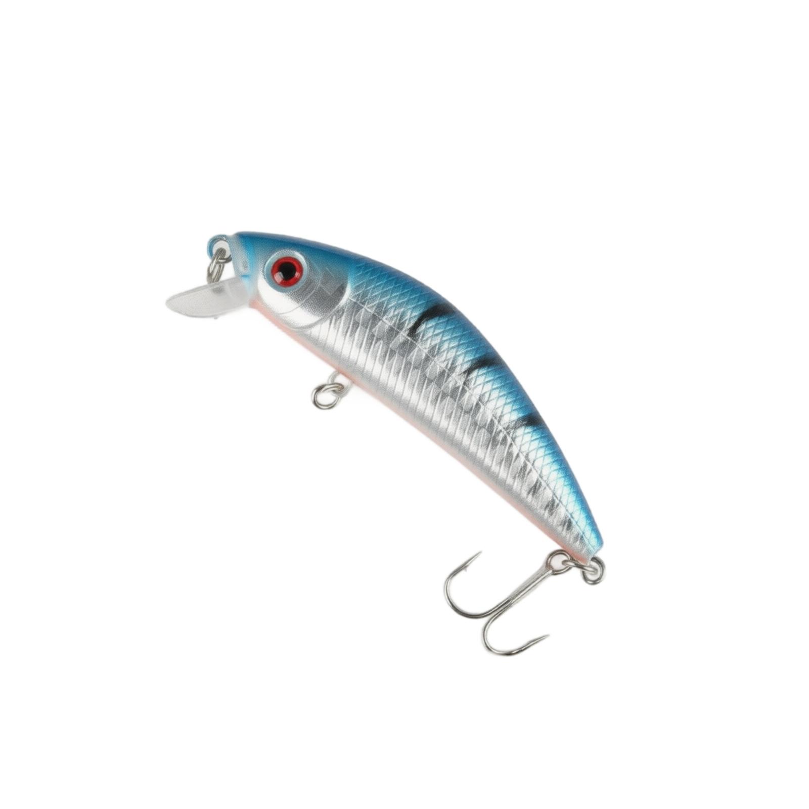 Fishing Lure Minnow 7 4g 7cm Hard Bait Artificial Bionic Lifelike Design for Freshwater Saltwater Fishing Tackle one size
