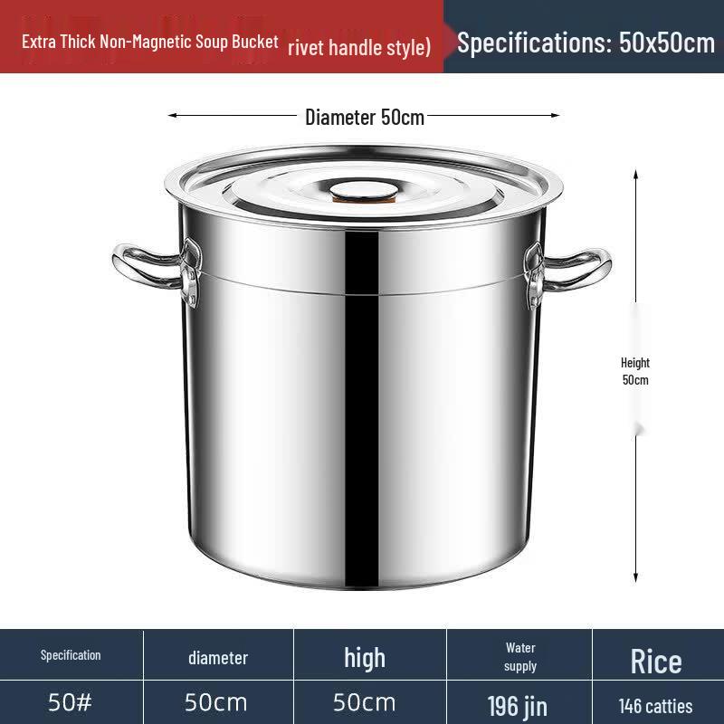 JPHZNB Heavy Duty Stainless Steel Stock Pot with Lid
