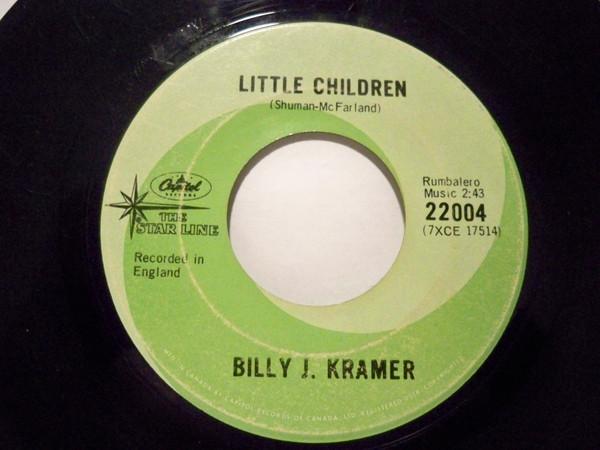 

7inch Record BILLY J. KRAMER - Little Children / From A Window 22004 CAPITOL Canada Rock Used