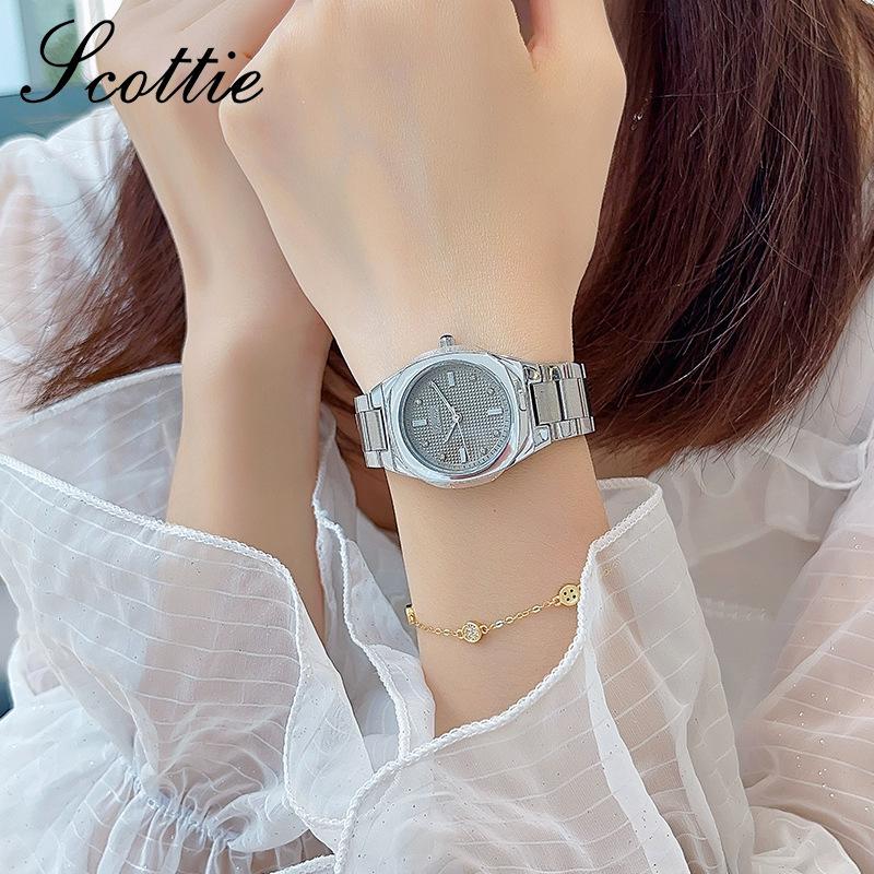 9533C Grey Women'S Watch Steel Belt Watch Women'S Trend