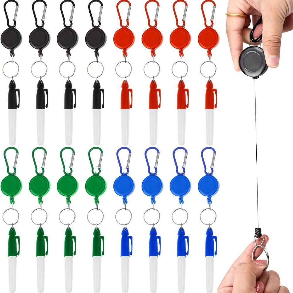 

DIY Spring Key Chain Prevent Loss Pull Keyring Chains New Key Pendant Travel Accessories синій