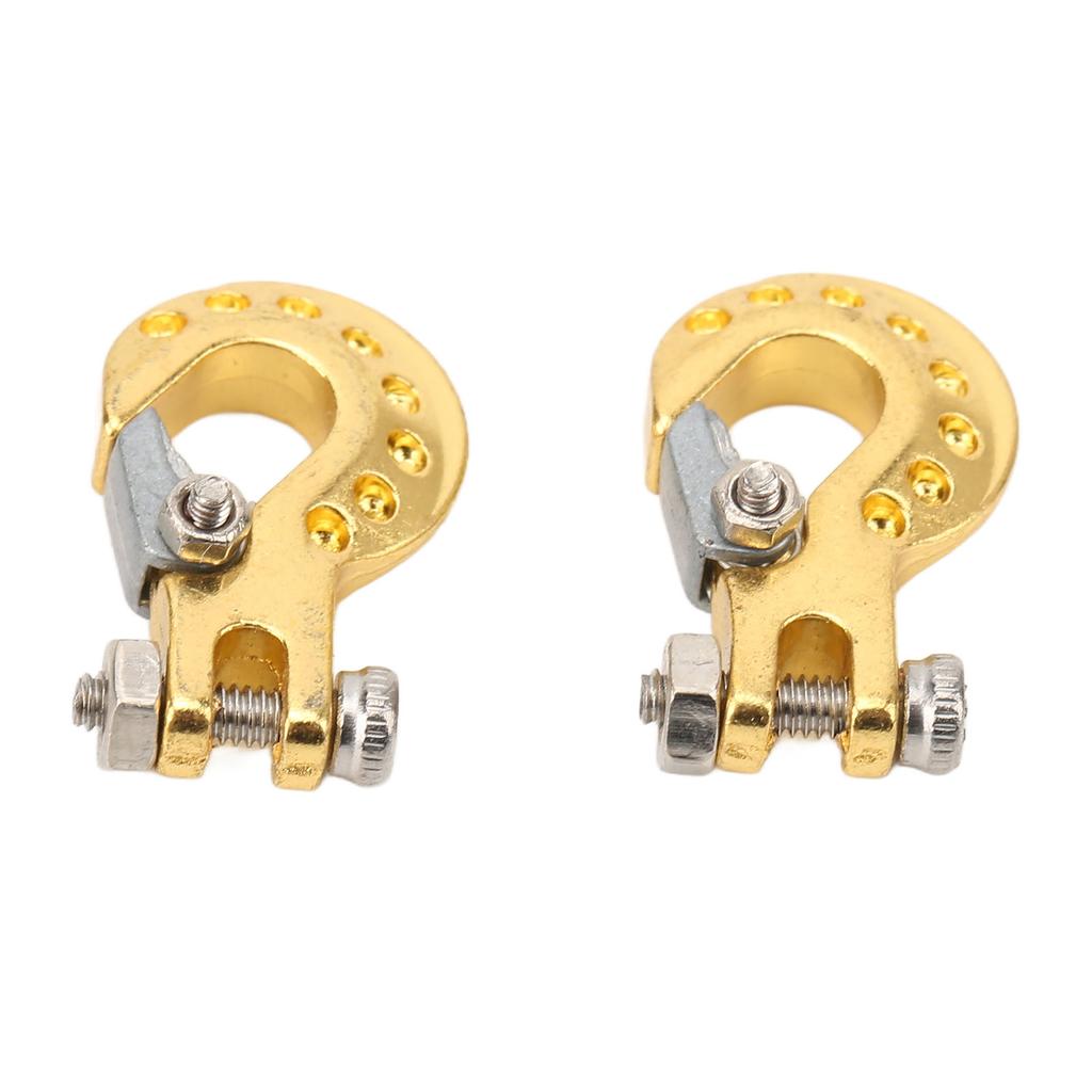 2 STÜCKE RC Anhängerhaken Leichte Aluminiumlegierung RC Windenhaken für SCX10 D90 110 RC Autos Upgrade