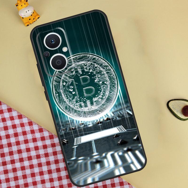 Bitcoin Phone Case For OPPO Reno 12 12F 13 13F 11 8T 7 8 10 Pro OPPO Find X8 X6 Pro X3 X5 Lite Cover