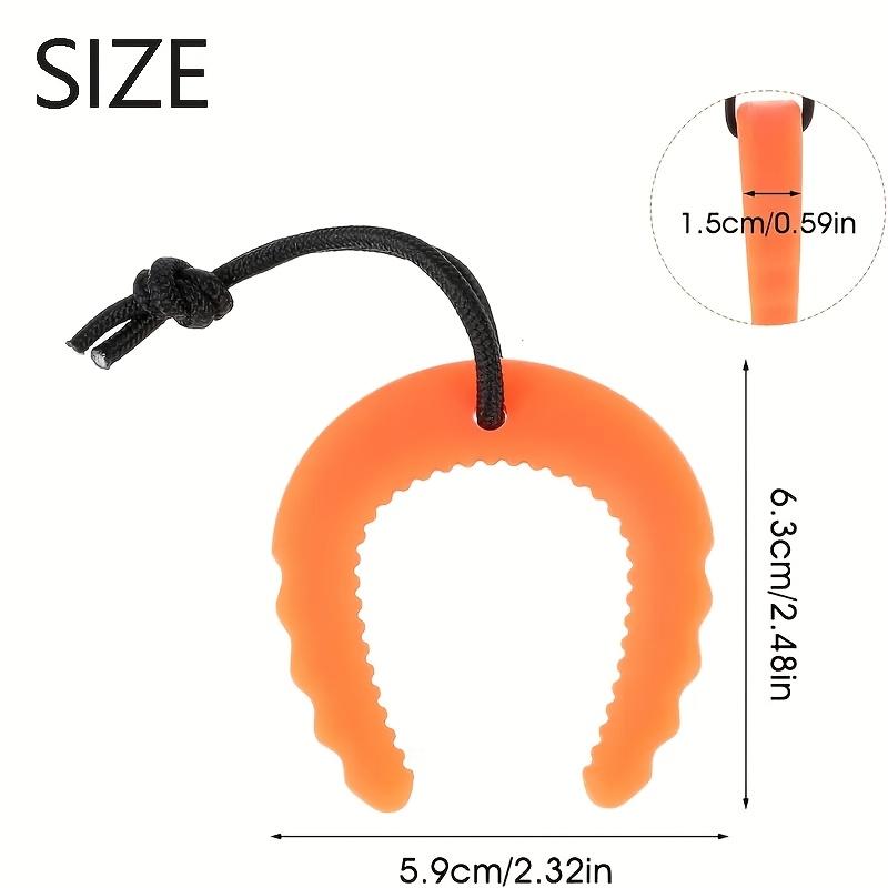 Paquete de 1 Tope de Puerta de Seguridad | Antiaplastamiento, Anticolisión, Material TPU en Negro/Naranja