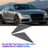 Well 1Pair Car Front Door Mirror Triangle Trim Panel Corner Cover For  A7 RS7 Sportback 2011-2017 4G8837637A 4G8837638A