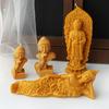 Candle Silicone Molds Candle Crafting Molds Buddhas Shape Silicone Texture Ornament Moulds Present for Craft Enthusiasts