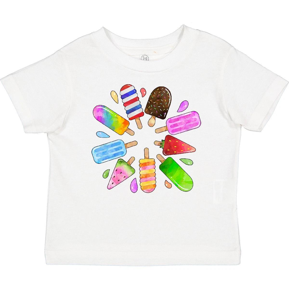 Inktastic Popsicles For Summer Baby T-Shirt Dessert Treat Chocolate Flavors Fun 160