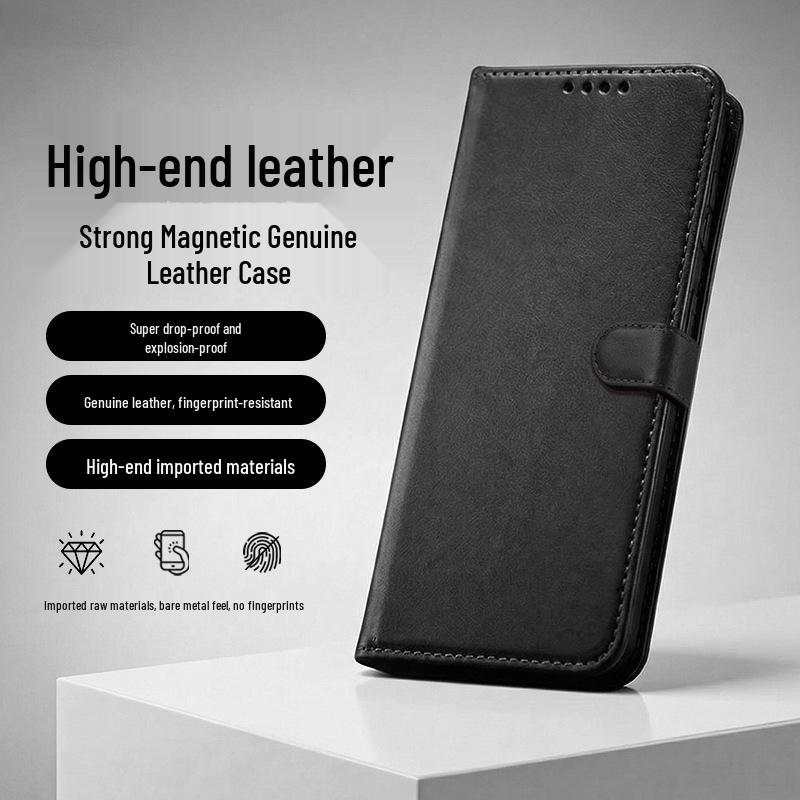 Compatible OPPO A36 Phone Case: A35/A32/A11/A8/A7/A6Pro Plain Color Flip Leather Cover